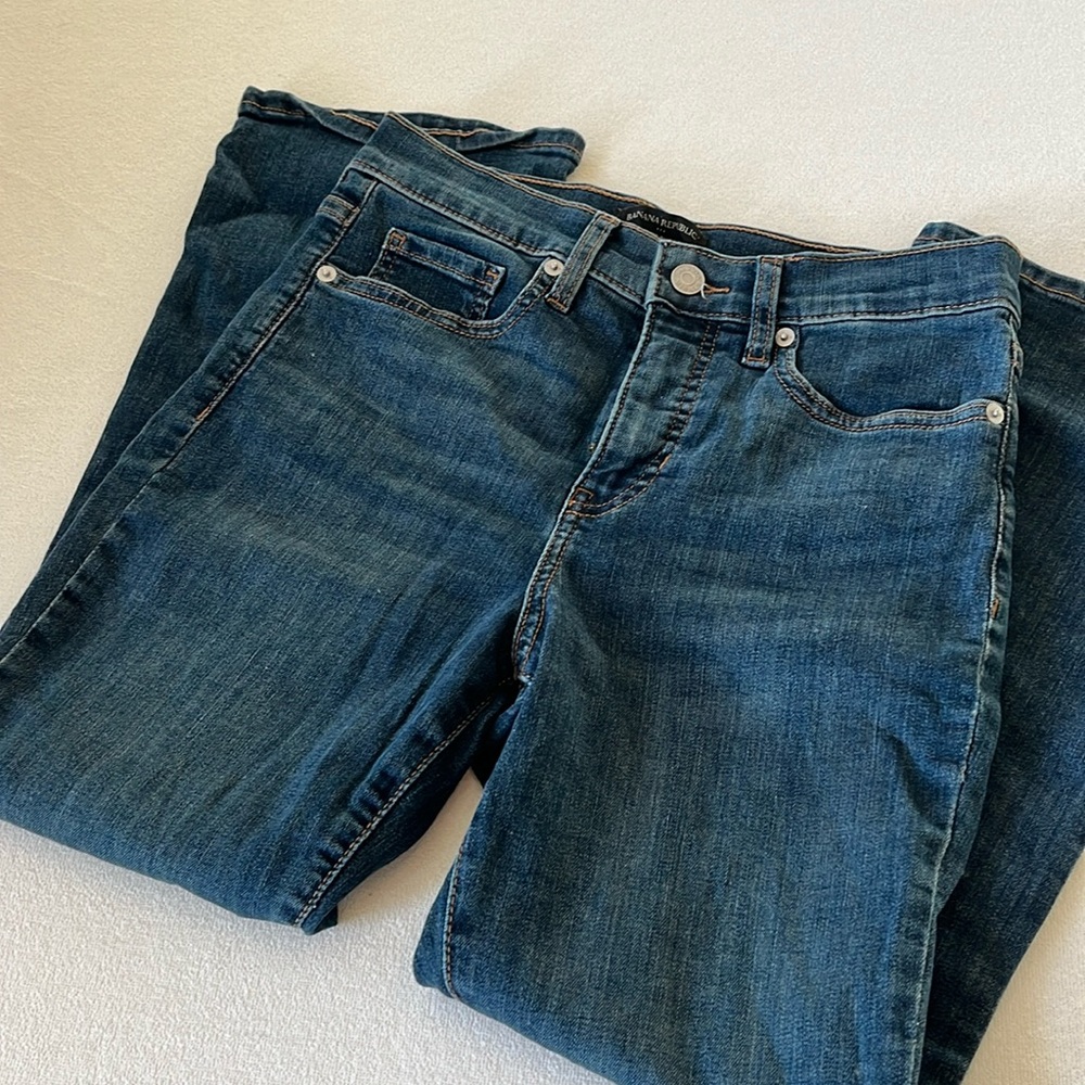 Banana Republic Petite Cropped Bootcut Jean